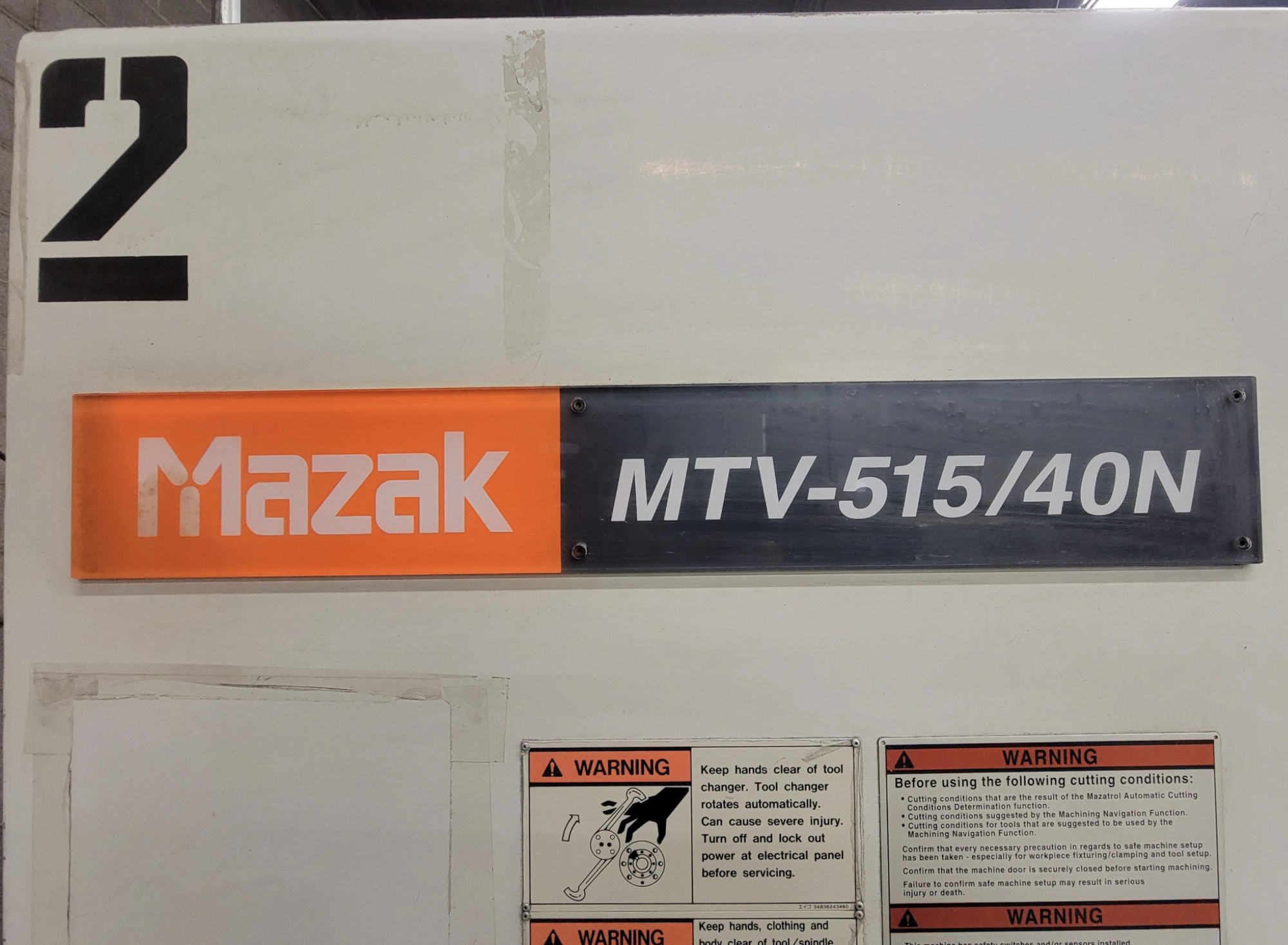 1998 MAZAK MTV-515/40N Vertical Machining Centers | Toolquip, Inc.